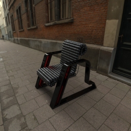Here Chair (black, black, red).19